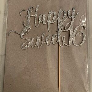 Happy Sweet 16 Cake Topper
